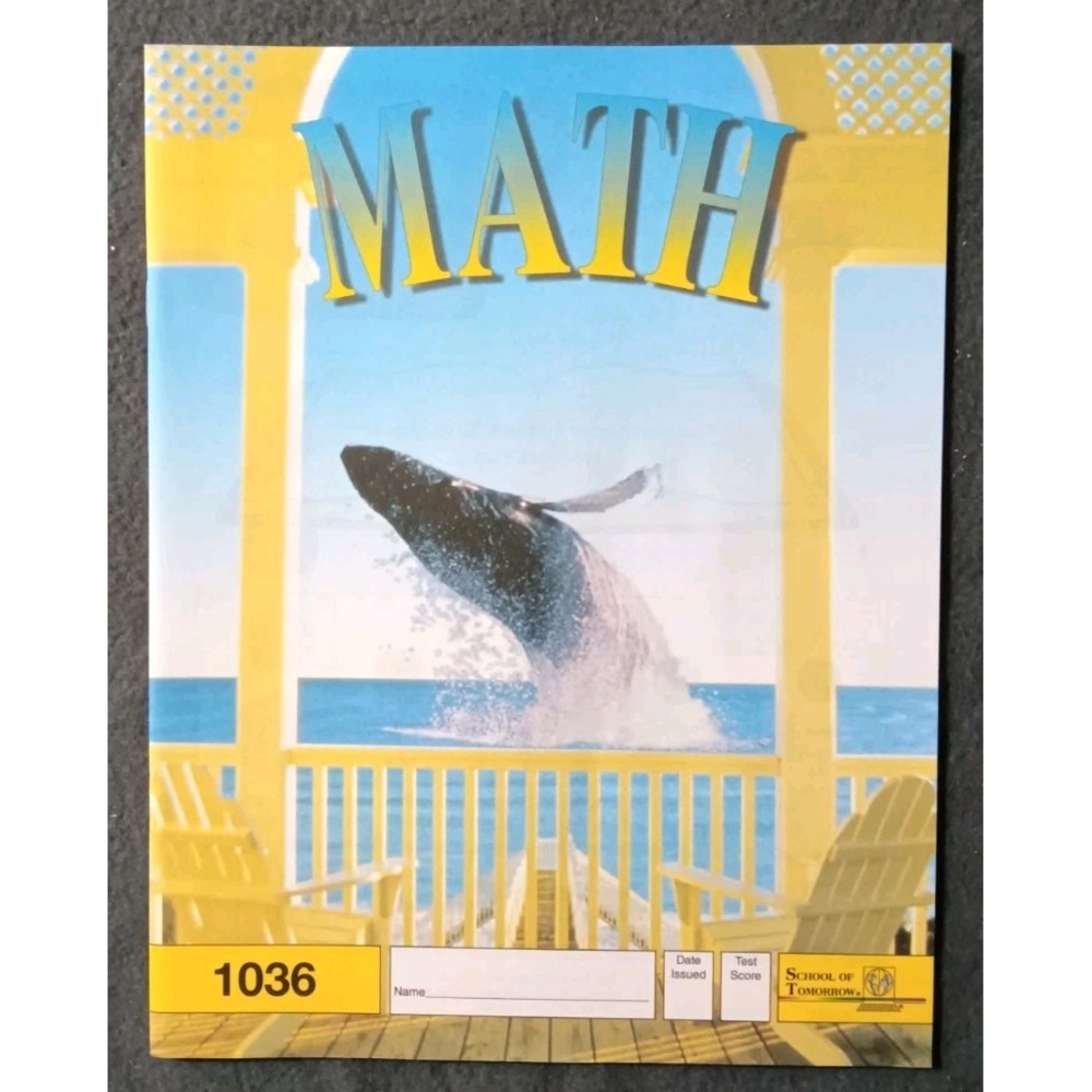 ACE School Of Tomorrow - Math Paces - 1036 ***NEW***